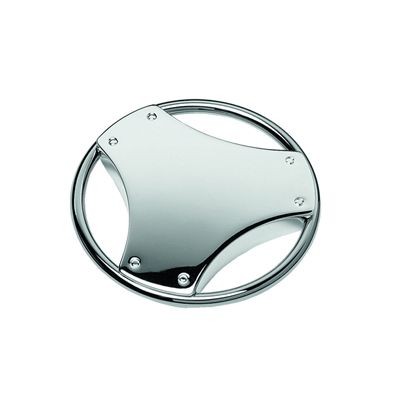 DRIVE METAL CAR STEERING WHEEL KEYRING in Silver