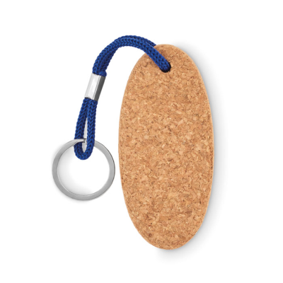 FLOATING CORK KEYRING in Blue