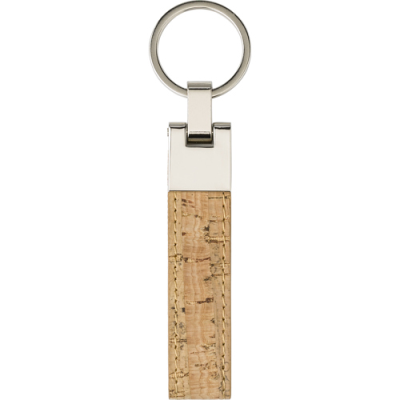 KEY HOLDER KEYRING in Brown