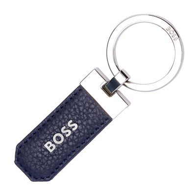 KEYRING CLASSIC GRAINED NAVY