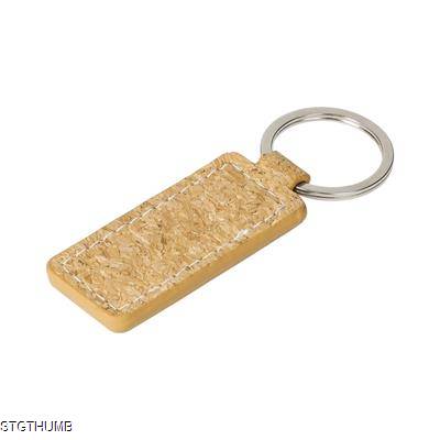 KEYRING CORK RECTANGULAR