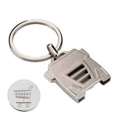 KEYRING RE98-DELIVERY in Silver Matt Truck Design