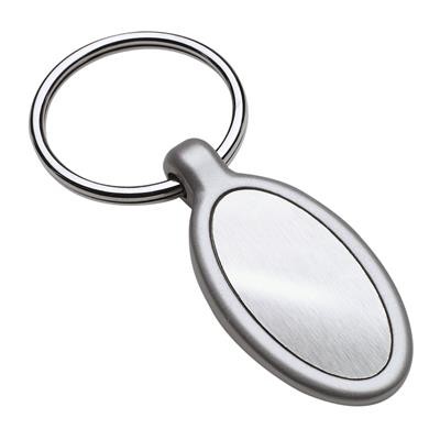 KEYRING RE98 IRUN ELIPSE with Full-surface Doming or Laser Engraving