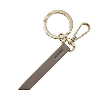 KEYRING TRIGA TAUPE