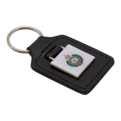 LEATHER EFFECT KEYRING (FULL COLOUR PRINT)