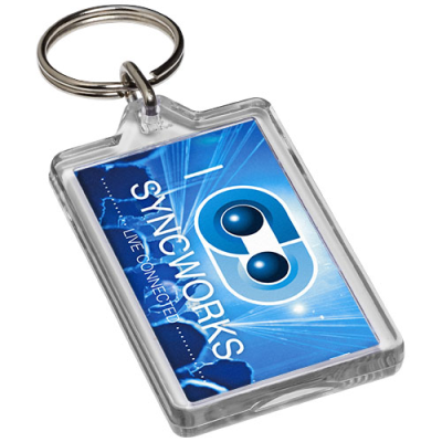 LUKEN G1 REOPENABLE KEYRING CHAIN in Clear Transparent Clear Transparent