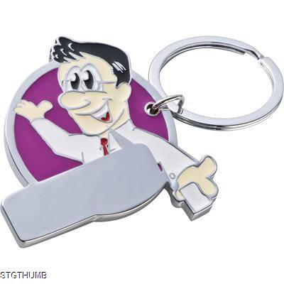 MANIKIN KEYRING in Violet