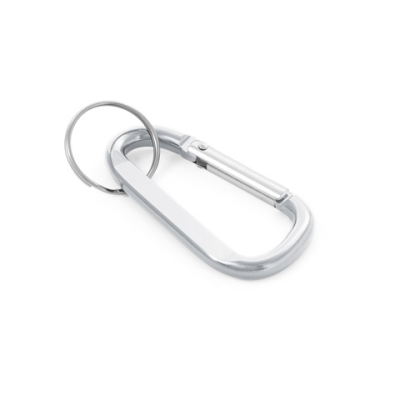 MATTHEW ALUMINIUM METAL CARABINER in Silver