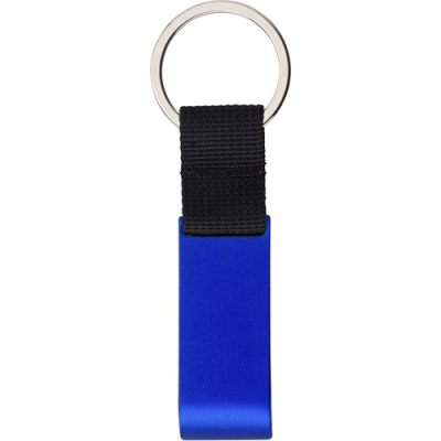 METAL KEY HOLDER KEYRING in Blue