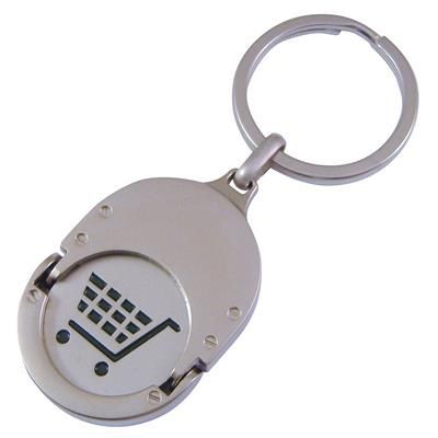 OVAL TROLLEY COIN KEYRINGS