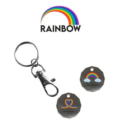 RAINBOW METAL TROLLEY COIN