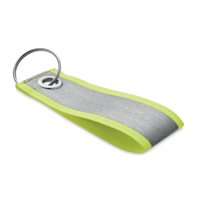 REFLECTIVE KEYRING in Yellow