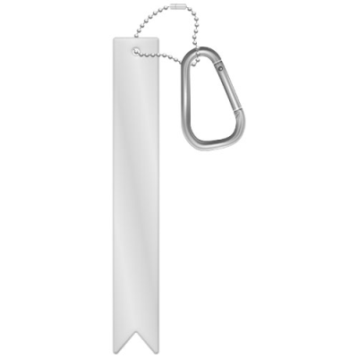 RFX™ H-9 REFLECTIVE PVC HANGER with Carabiner in White