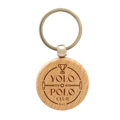 ROUND BEECH KEYRING