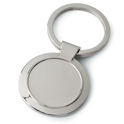 ROUND METAL KEYRING