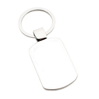 ROUNDED RECTANGULAR KEYRING