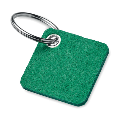 RPET FELT KEYRING in Green