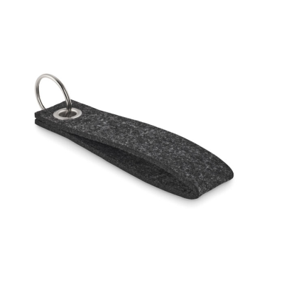 RPET FELT KEYRING in Grey