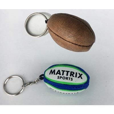 RUGBY BALL KEYRING