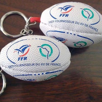 RUGBY BALL KEYRING RUBBER