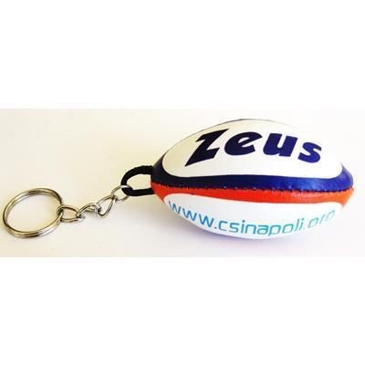 RUGBY BALL PVC KEYRING