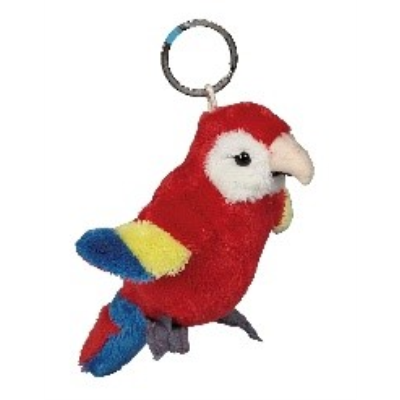 SCARLET MACAW KEYRING