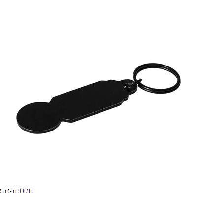 SHOPPING TROLLEY RELEASE KEY ACERO in Black