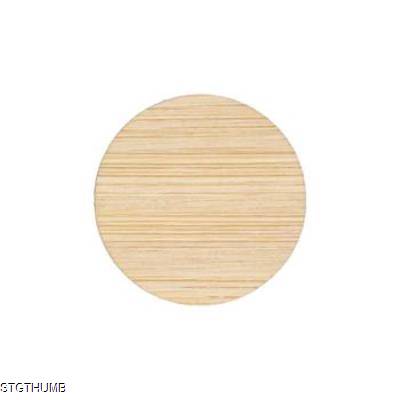 SHOPPING TROLLEY TOKEN BAMBOO in Natural