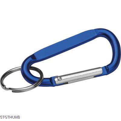 SNAP HOOK KEYRING in Blue