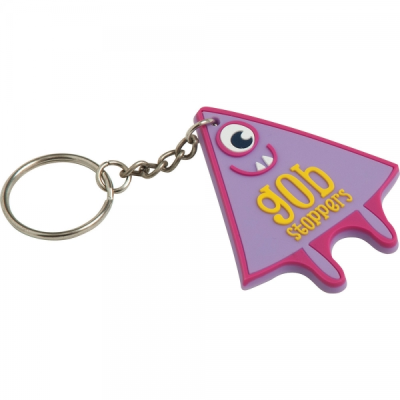 SOFT PVC KEYRING (80MM)