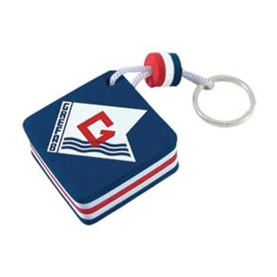 SQUARE SHAPE EVA KEYRING CHAIN