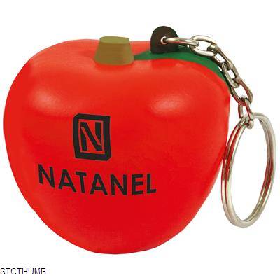 STRESS APPLE KEYRING