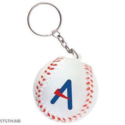 STRESS BASEBALL KEYRING