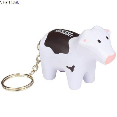 STRESS COW KEYRING *