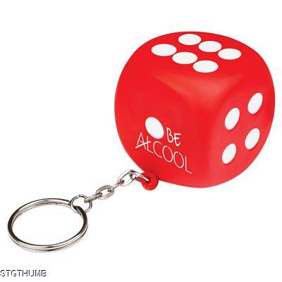 STRESS DICE KEYRING