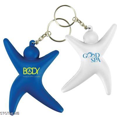 STRESS GYMNAST KEYRING