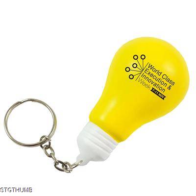 STRESS LIGHT BULB KEYRING