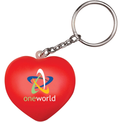 STRESS LOVE HEART KEYRING *