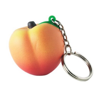 STRESS PEACH KEYRING