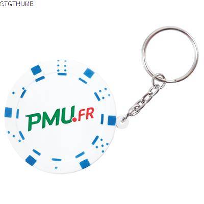 STRESS POKER CHIP KEYRING