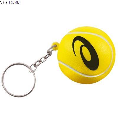 STRESS TENNIS BALL KEYRING