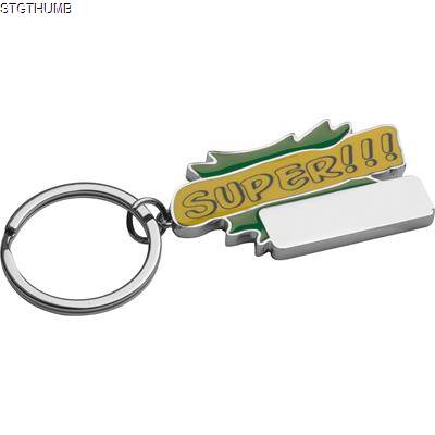 SUPER KEYRING in Green