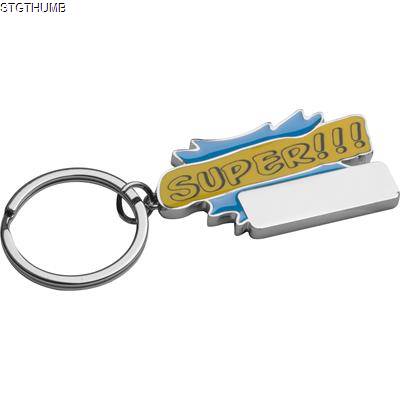 SUPER KEYRING in Light Blue