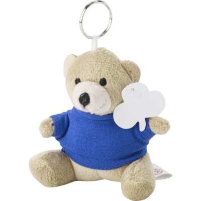 TEDDY BEAR KEYRING in Cobalt Blue