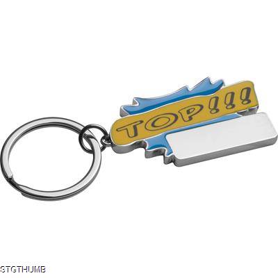 TOP KEYRING in Light Blue