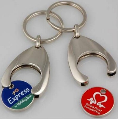 TROLLEY COIN KEYRING