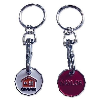 TROLLEY COIN KEYRING