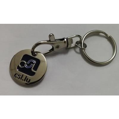 TROLLEY COIN KEYRING