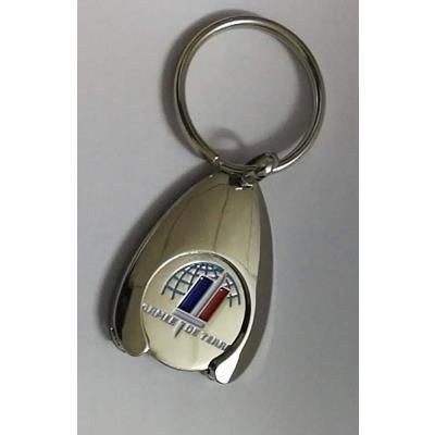 TROLLEY COIN KEYRING