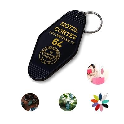 VINTAGE ABS HOTEL MOTEL KEYRING CHAIN